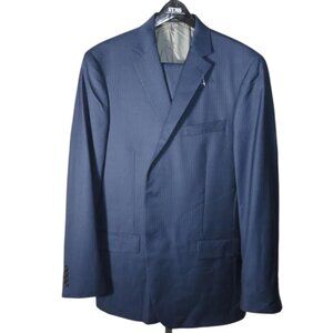 Walter Morton NWT Navy Blue Thin Striped 2-Piece Suit